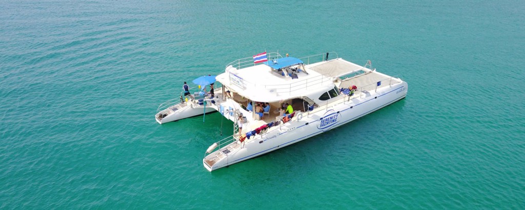 serenity power catamaran